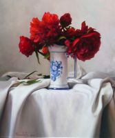 Wladimir  VILENCHYTS - obrazy - Kwiaty w dzbanie