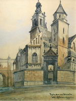 Władysław  CHMIELIŃSKI - Katedra na Wawelu