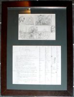 Franciszek  STAROWIEYSKI - obrazy - Autobiografia (5 kart) i rysunek