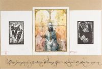 Jerzy  DUDA-GRACZ - obrazy - Zestaw pamiątkowy z III Aukcji Wielkiego Serca (akwarela + 2 litografie)