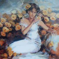 Katarzyna  KURKOWSKA - obrazy - Kocham róże