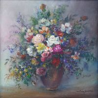 Czesława  GEWINNER - obrazy - Kwiaty