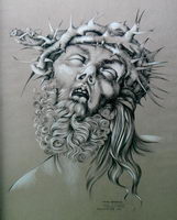Jadwiga  KARKOSZKA - Głowa Chrystusa wg Durera