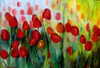 Krystyna  RUMINKIEWICZ - obrazy - Tulipany II